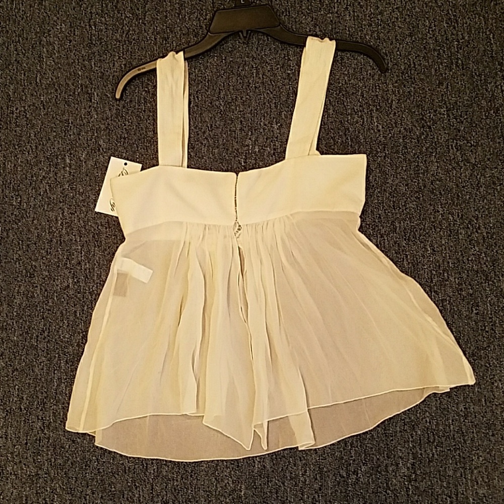 VERSACE 100% SILK SLEEVELESS TOP - Picture 6 of 8
